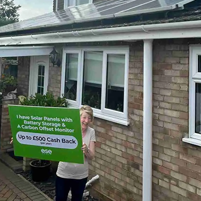 Carbon Offset Monitor Install Mrs-Attfield-NR6-6XG