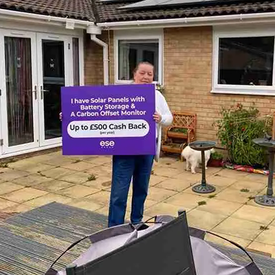 Carbon Offset Monitor Install Mrs-Gammage-PE2-5TJ