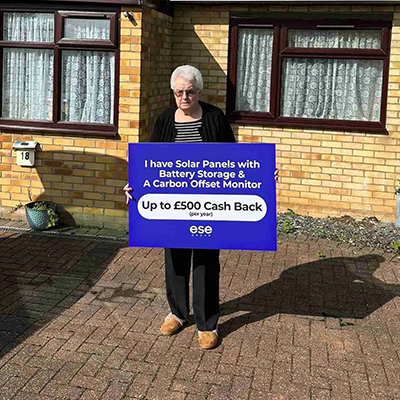 Carbon Offset Monitor Install Mrs-Lawson-PE28-9EP