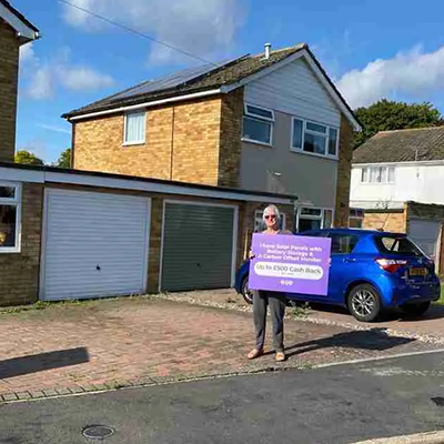 Carbon Offset Monitor Install Mrs-Mitchell-PE19-5TN